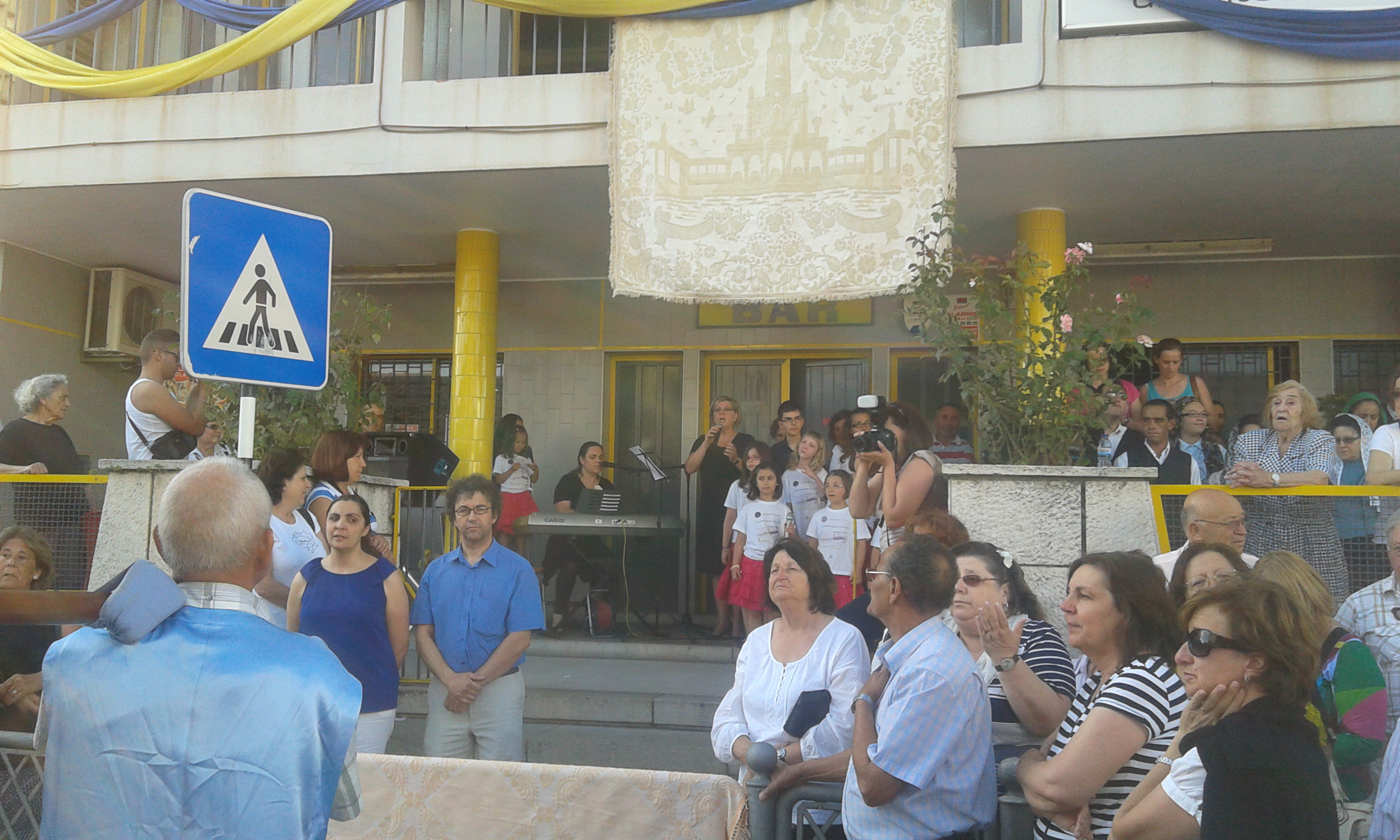 Homenagem à Padroeira prestada pela Caso do Povo de Corroios